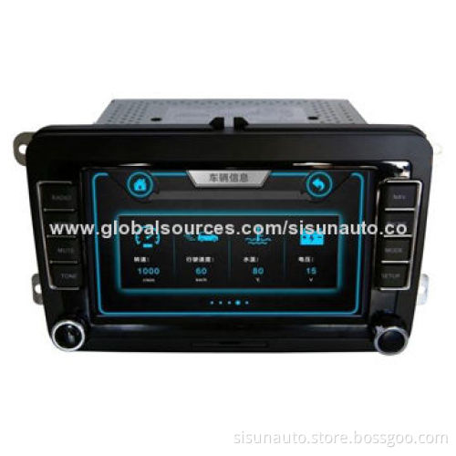 7" Android 4.1.1 OBD/OBD II 2 DIN 3G/Wi-Fi Car GPS Navigation for VW Models
